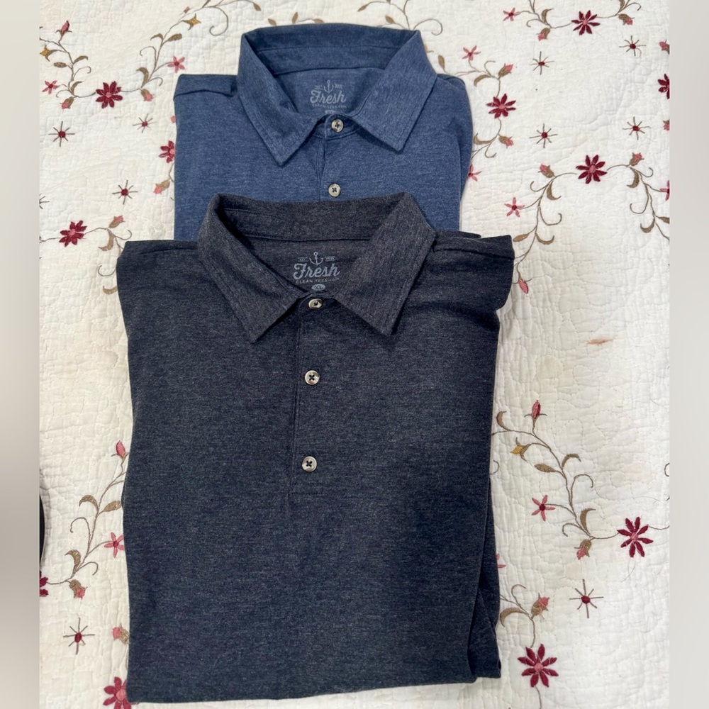 2-pack of Fresh Clean Threads Polo Shirts XL